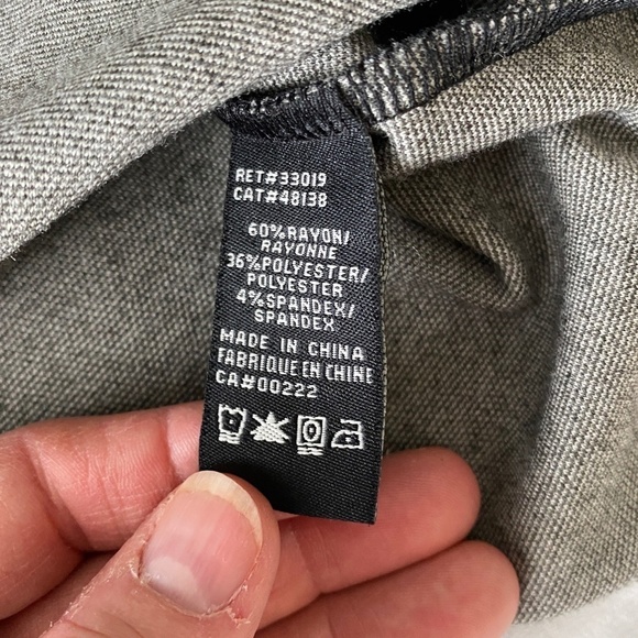 Jessica Women's Gray/Black Patterned Pull On Midi Skirt Size 2 - Picture 4 of 11